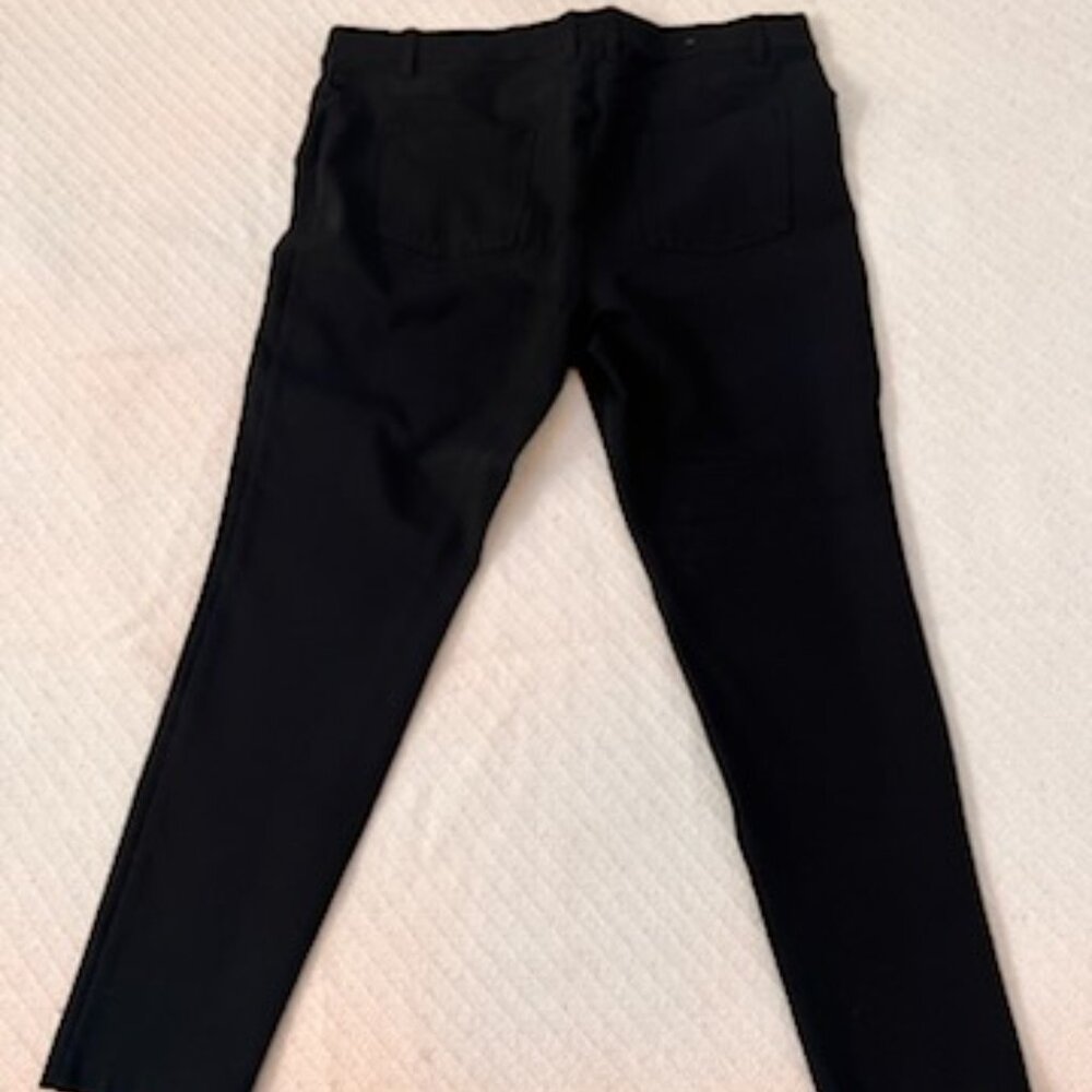 Women’s Black Stretch Slim Pants - Picture 2 of 6